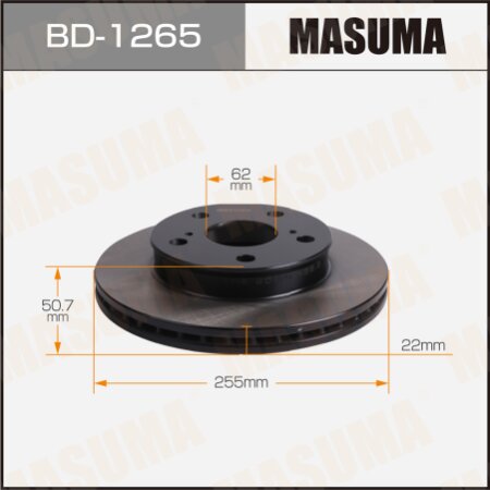 Brake disk Masuma, BD-1265
