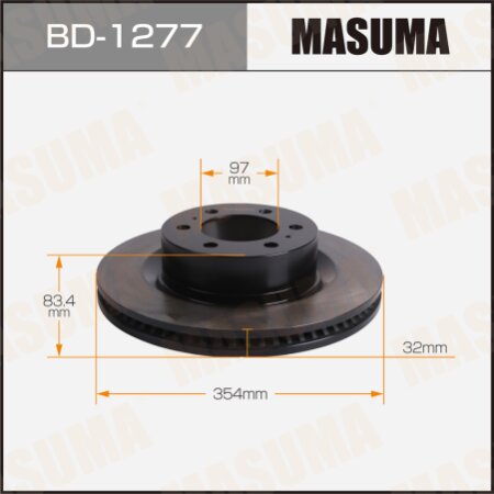 Brake disk Masuma, BD-1277