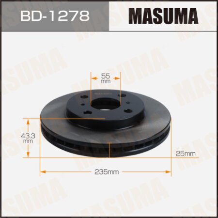 Brake disk Masuma, BD-1278
