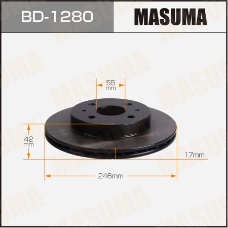 Brake disk Masuma, BD-1280