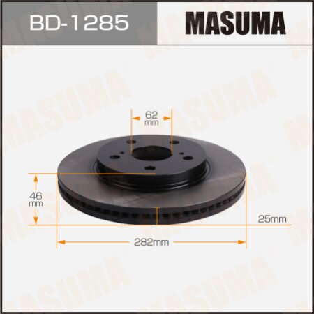 Brake disk Masuma, BD-1285