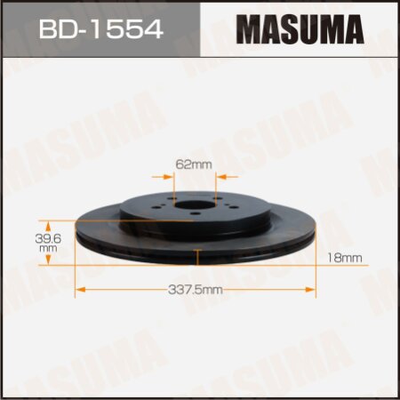 Brake disk Masuma, BD-1554