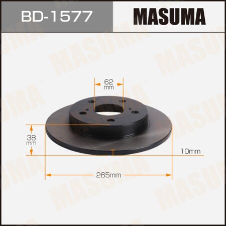 Brake disk Masuma, BD-1577