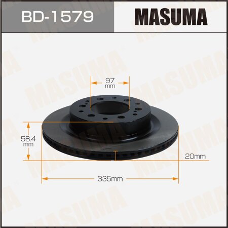 Brake disk Masuma, BD-1579