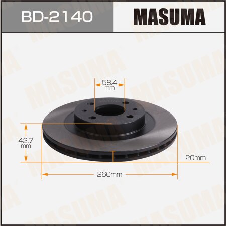 Brake disk Masuma, BD-2140