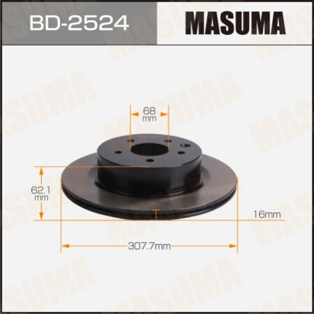 Brake disk Masuma, BD-2524