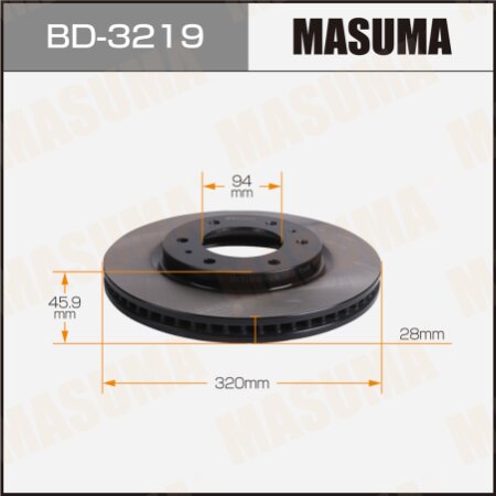 Brake disk Masuma, BD-3219