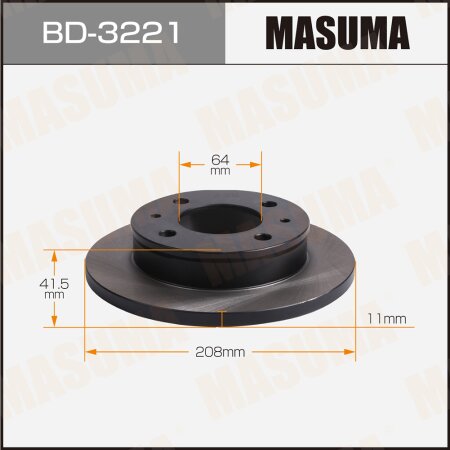 Brake disk Masuma, BD-3221