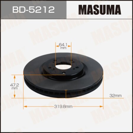 Brake disk Masuma, BD-5212