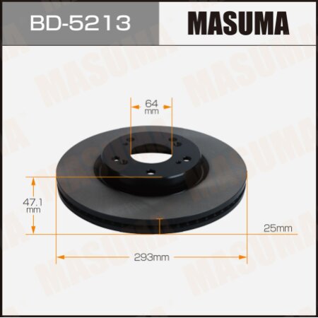 Brake disk Masuma, BD-5213