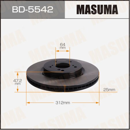 Brake disk Masuma, BD-5542