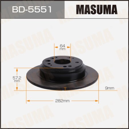 Brake disk Masuma, BD-5551