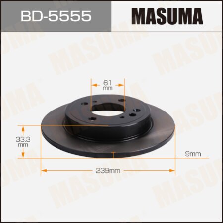 Brake disk Masuma, BD-5555