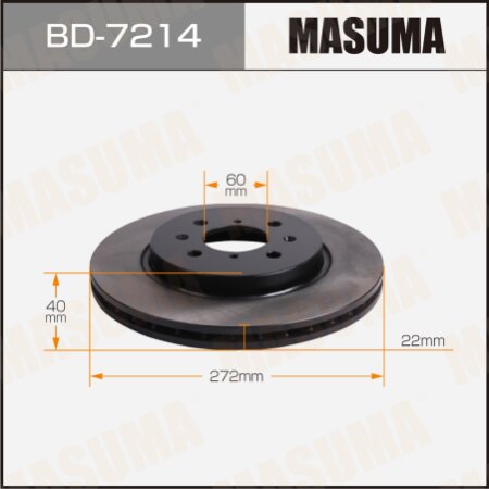 Brake disk Masuma, BD-7214