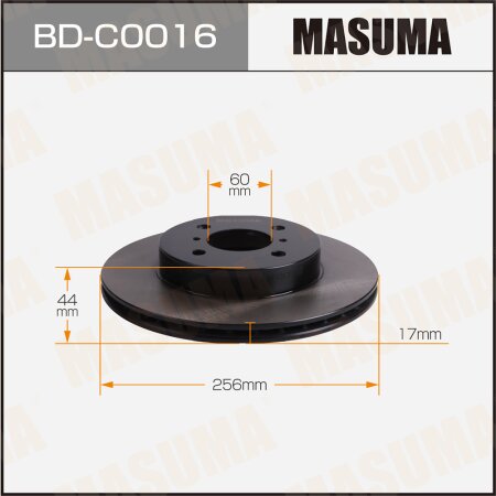 Brake disk Masuma, BD-C0016