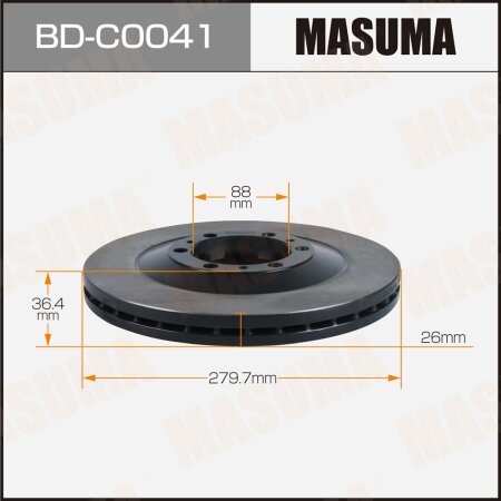 Brake disk Masuma, BD-C0041
