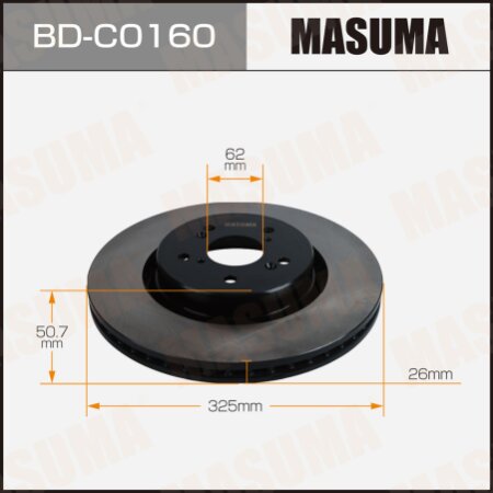Brake disk Masuma, BD-C0160
