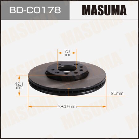 Brake disk Masuma, BD-C0178