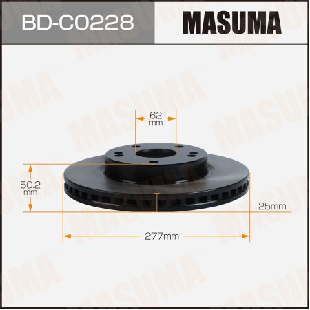 Brake disk Masuma, BD-C0228