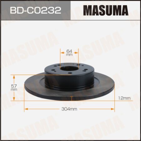 Brake disk Masuma, BD-C0232