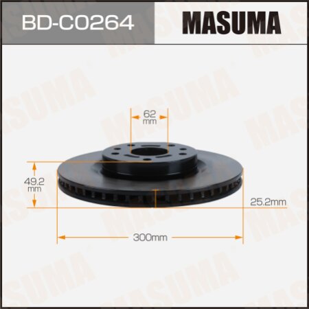 Brake disk Masuma, BD-C0264