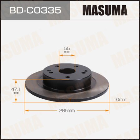 Brake disk Masuma, BD-C0335