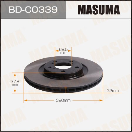 Brake disk Masuma, BD-C0339