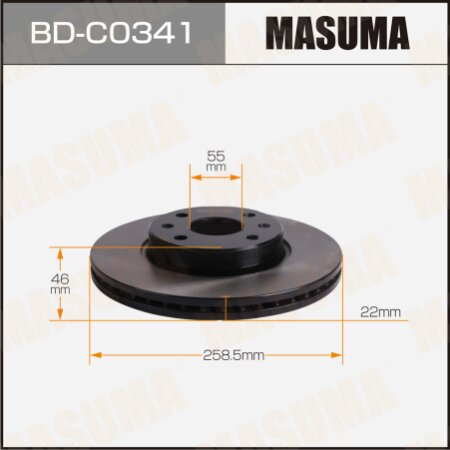 Brake disk Masuma, BD-C0341