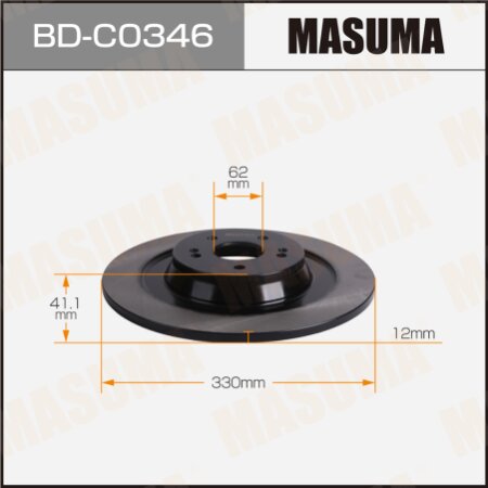 Brake disk Masuma, BD-C0346