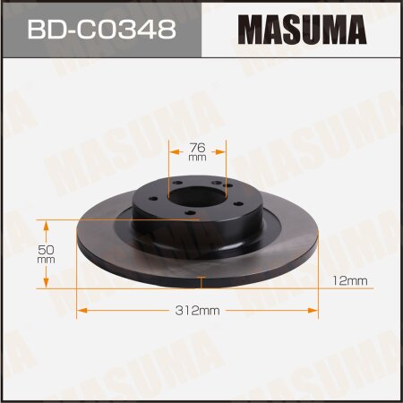 Brake disk Masuma, BD-C0348