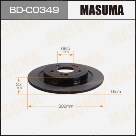 Brake disk Masuma, BD-C0349