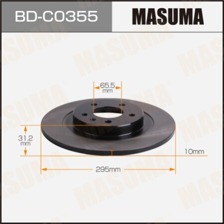 Brake disk Masuma, BD-C0355