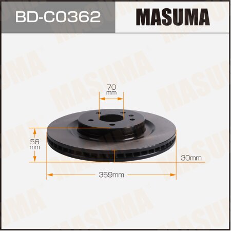 Brake disk Masuma, BD-C0362