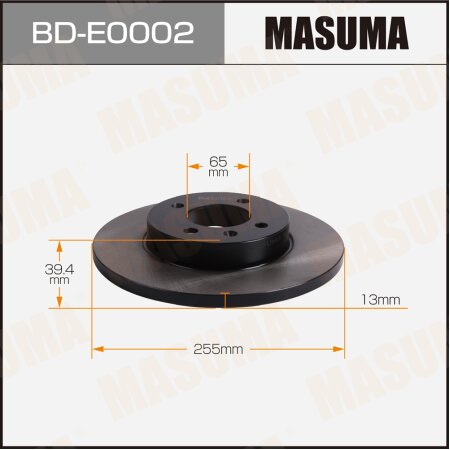 Brake disk Masuma, BD-E0002