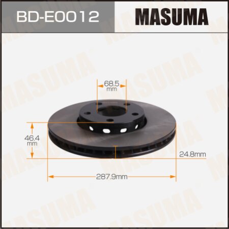 Brake disk Masuma, BD-E0012