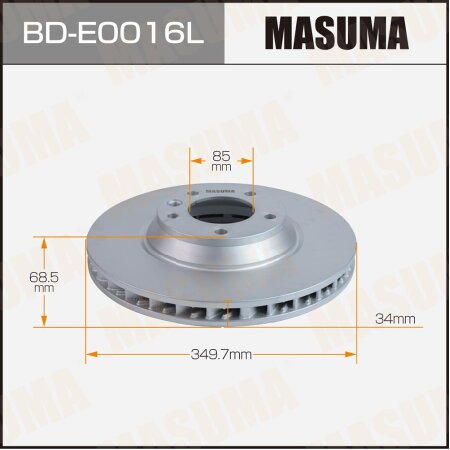 Brake disk Masuma, BD-E0016
