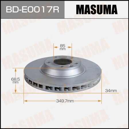 Brake disk Masuma, BD-E0017