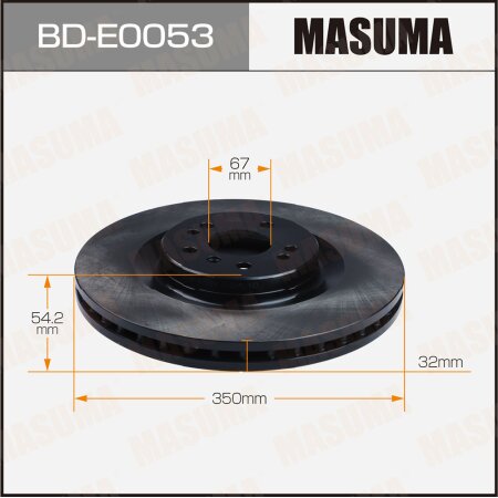 Brake disk Masuma, BD-E0053