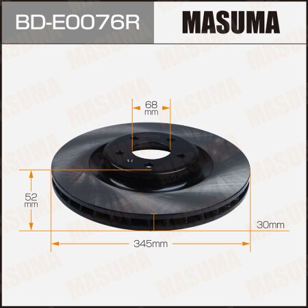 Brake disk Masuma RH, BD-E0076R