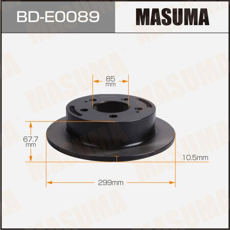 Brake disk Masuma, BD-E0089