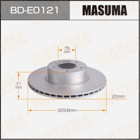 Brake disk Masuma, BD-E0121