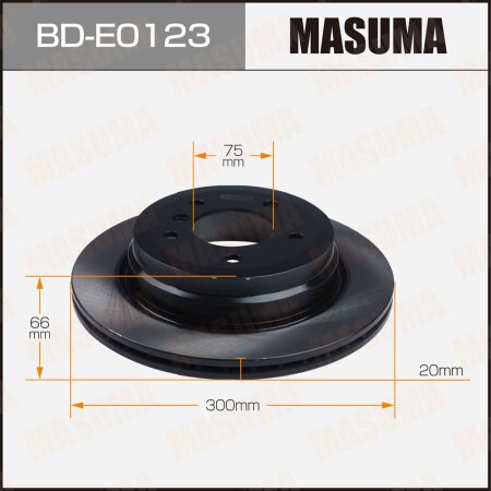 Brake disk Masuma, BD-E0123