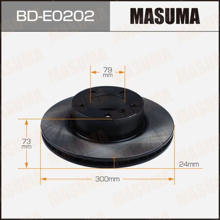Brake disk Masuma, BD-E0202
