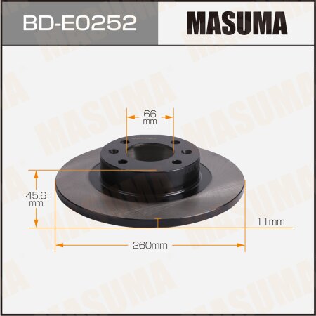 Brake disk Masuma, BD-E0252