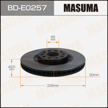 Brake disk Masuma, BD-E0257