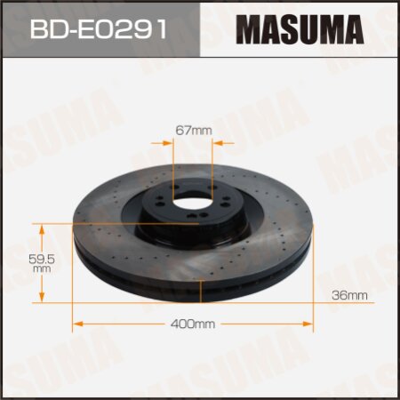 Brake disk Masuma, BD-E0291