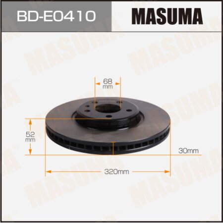 Brake disk Masuma, BD-E0410