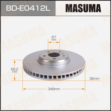 Brake disk Masuma, BD-E0412L