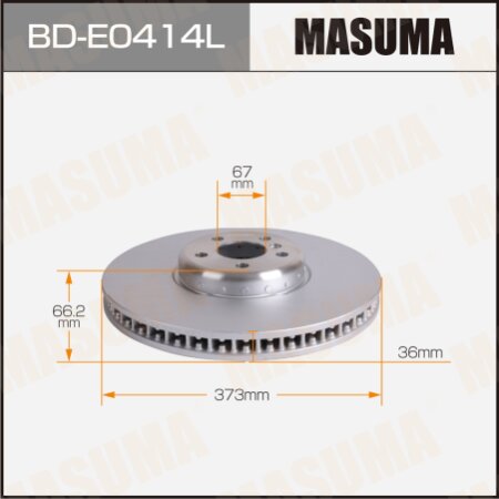 Brake disk Masuma, BD-E0414L