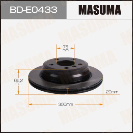 Brake disk Masuma, BD-E0433